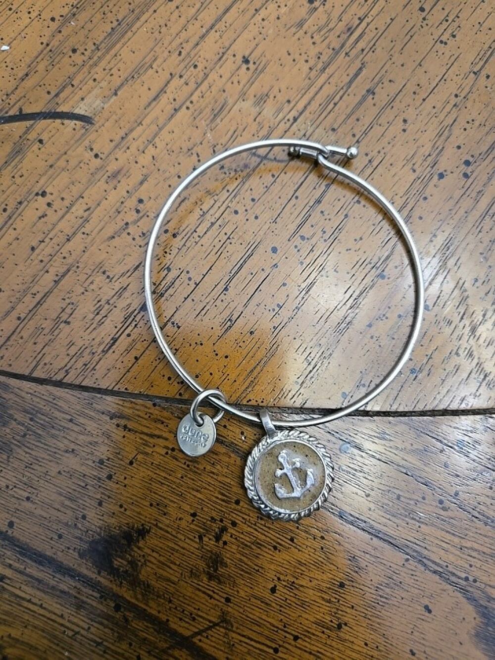 Dune Jewelry Anchor Bangle with OBX Sand-Authentic